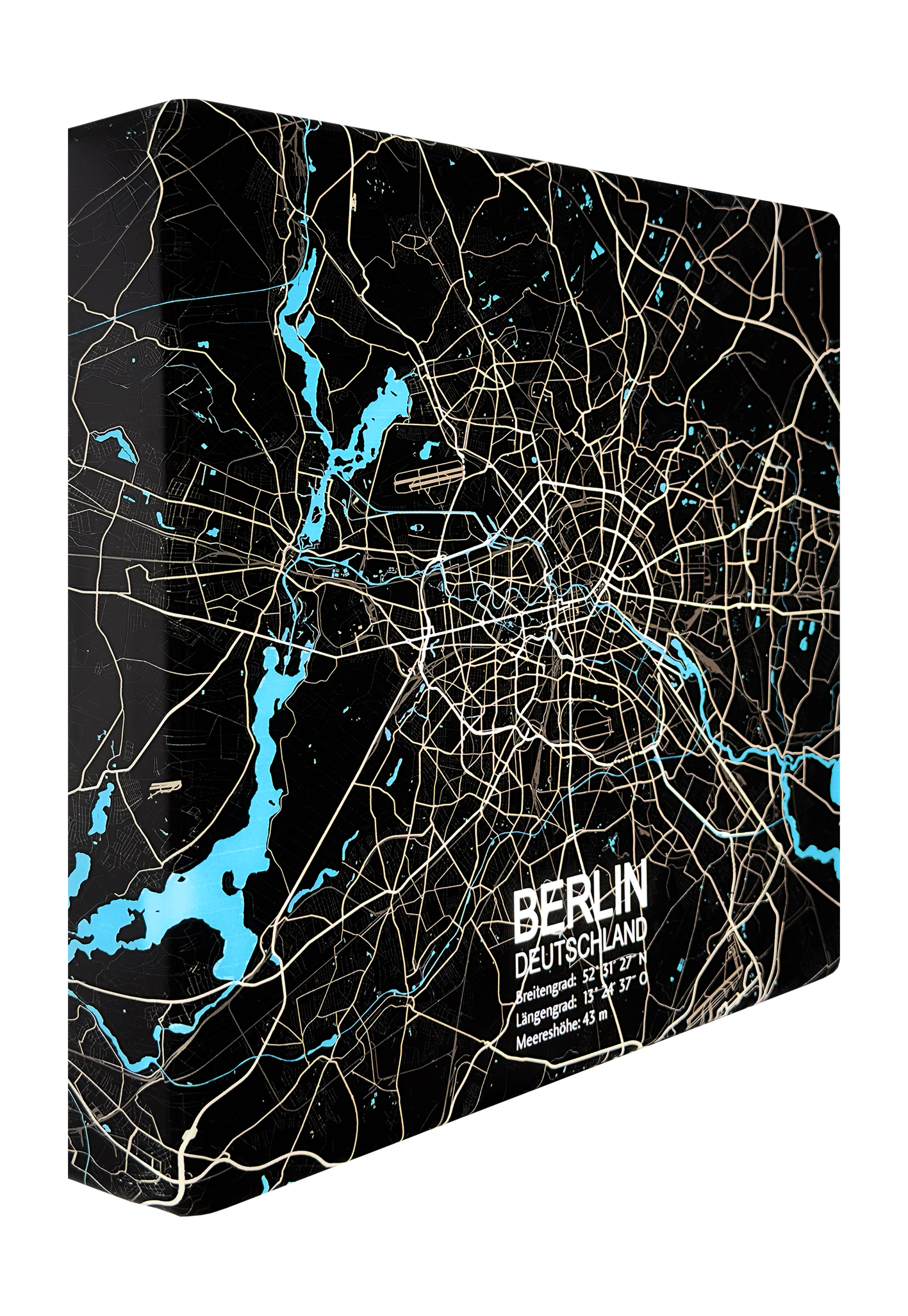 Pop Art Karte Berlin