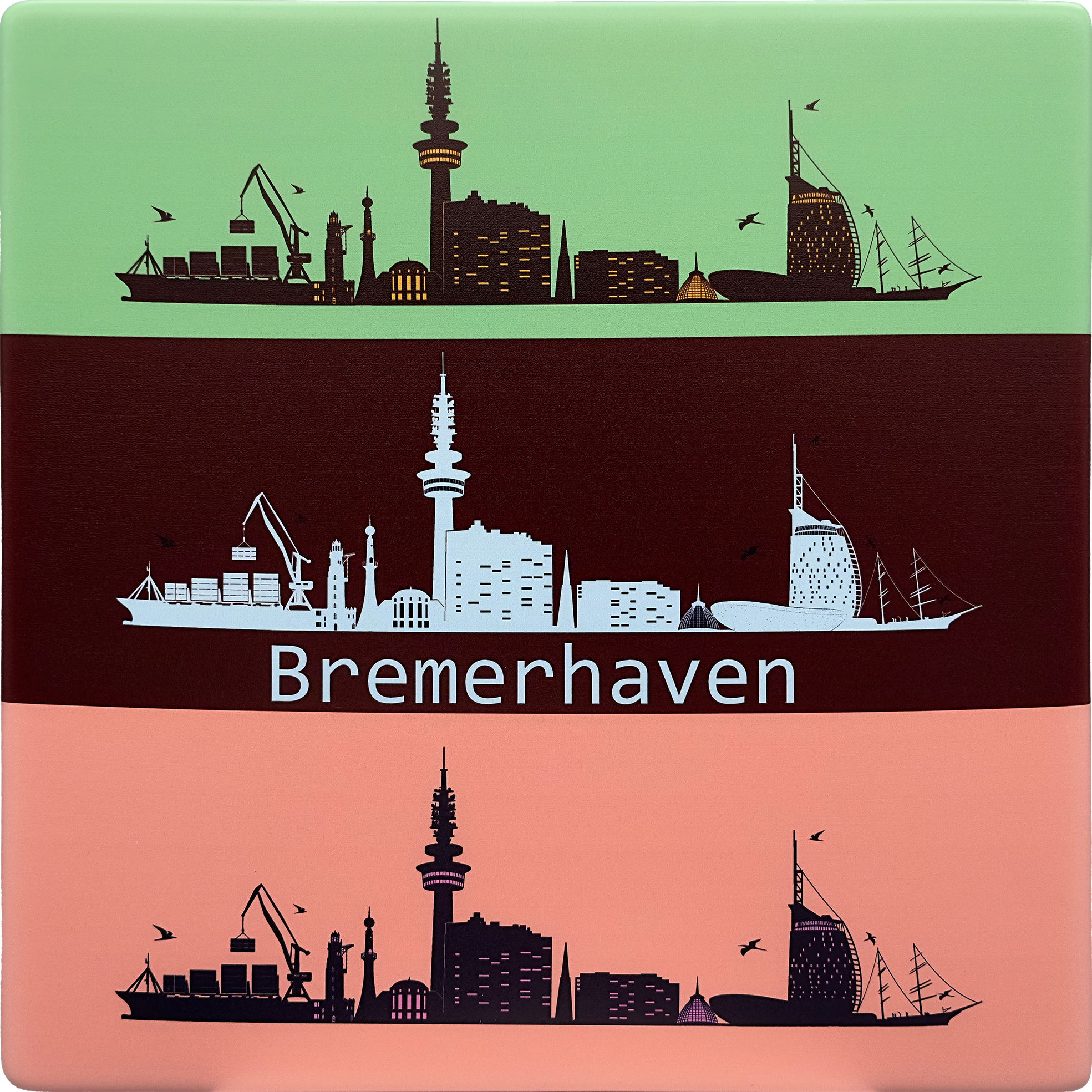 Pop Art Skyline Bremerhaven