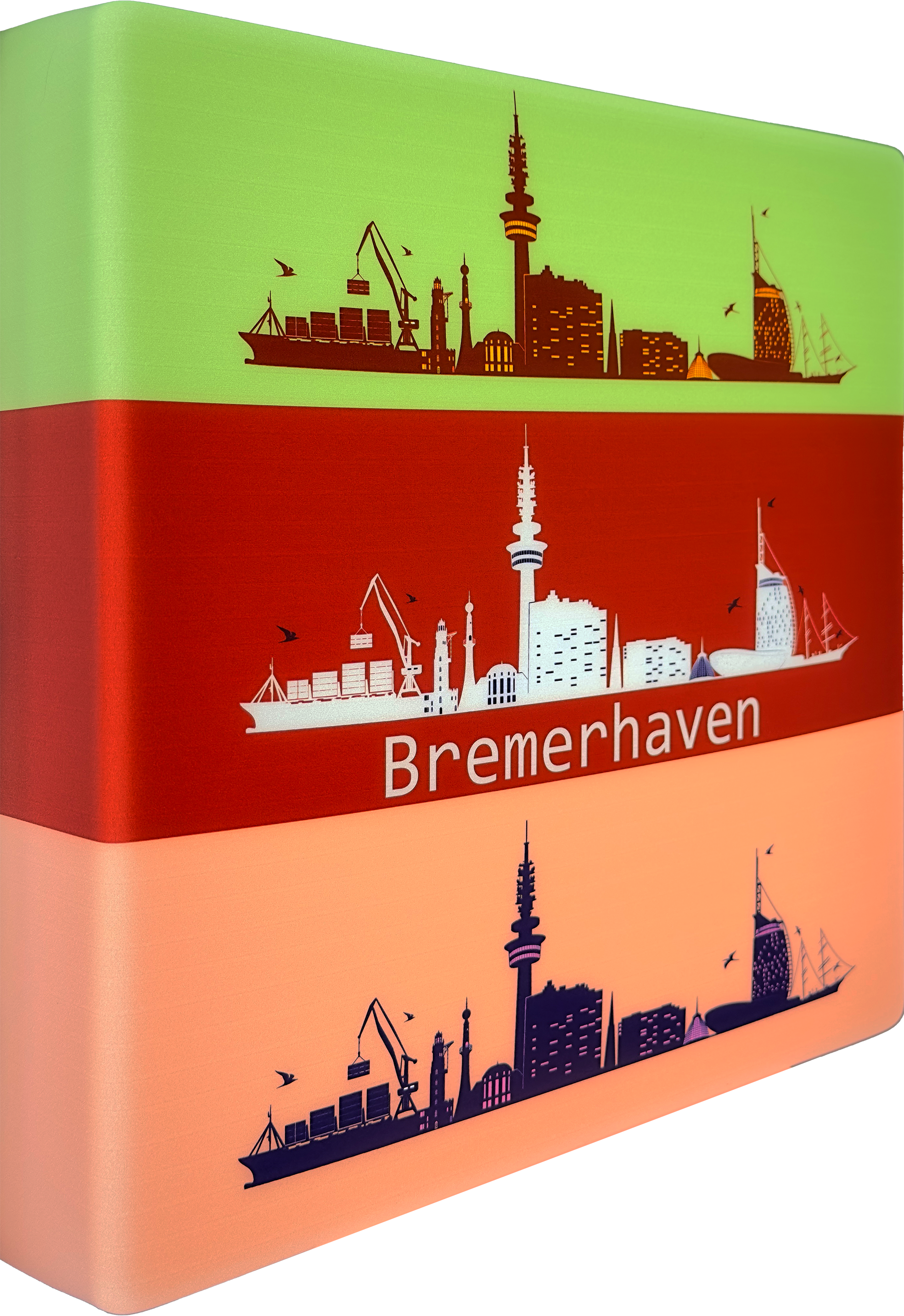 Pop Art Skyline Bremerhaven