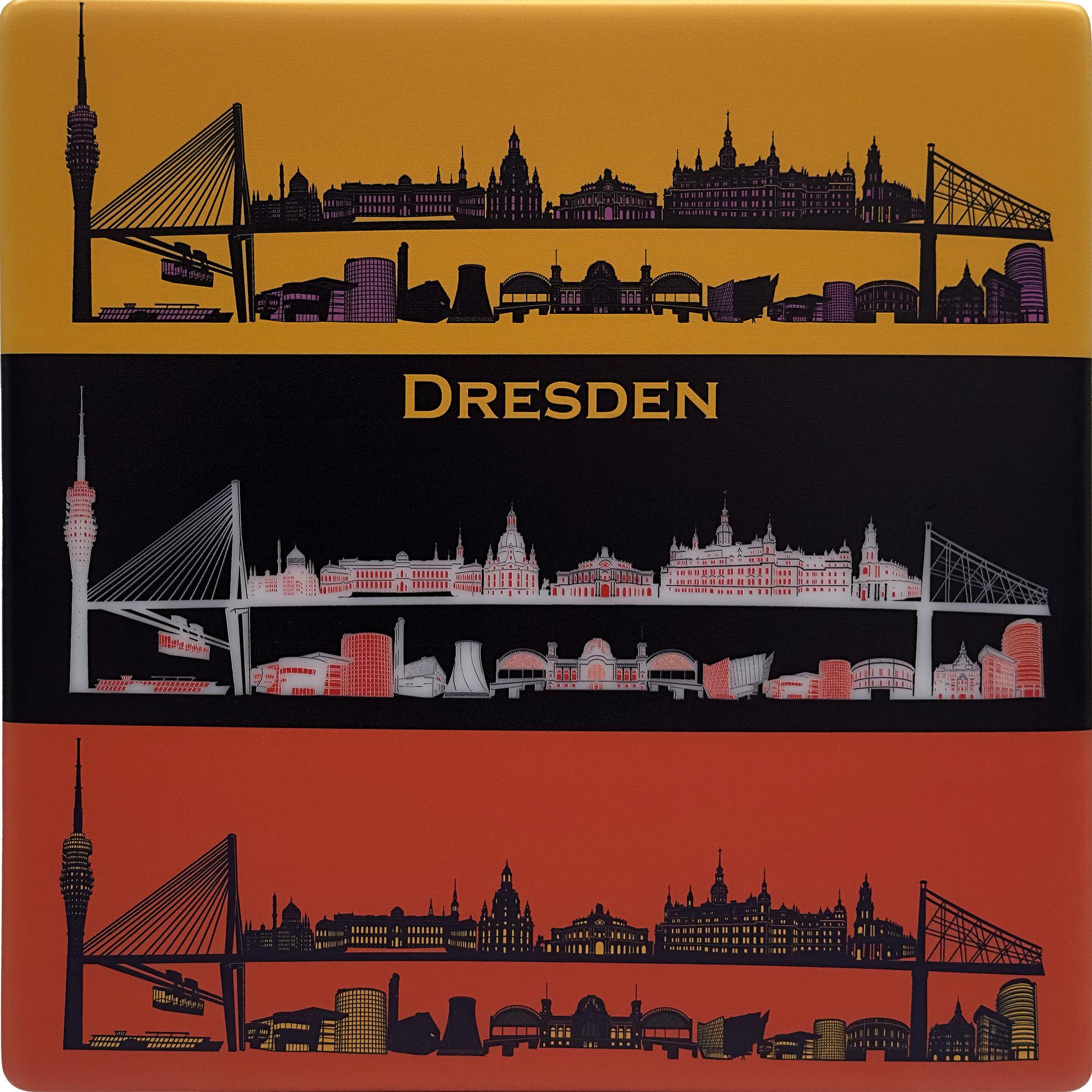 Pop Art Skyline Dresden