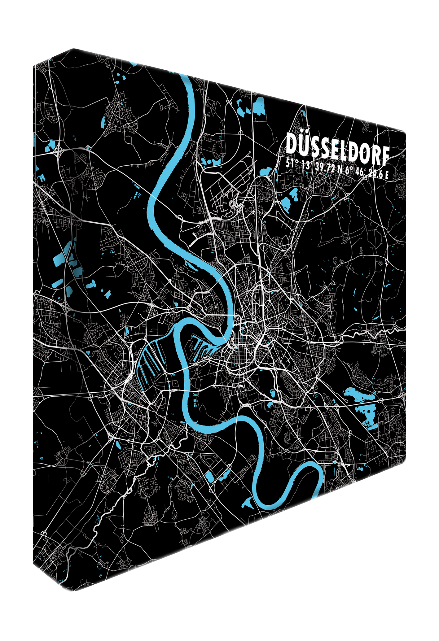Pop Art Karte Düsseldorf