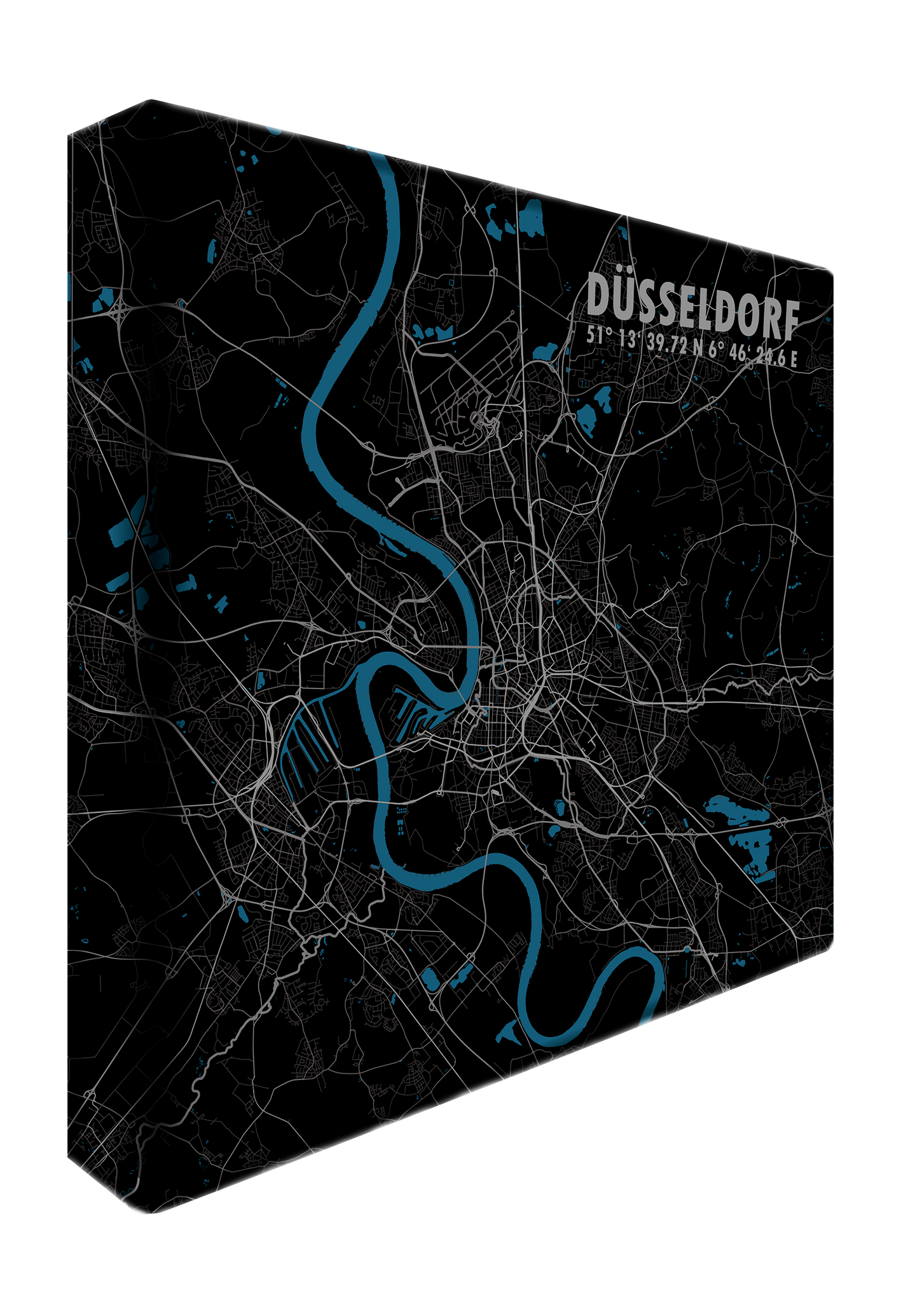 Pop Art Karte Düsseldorf