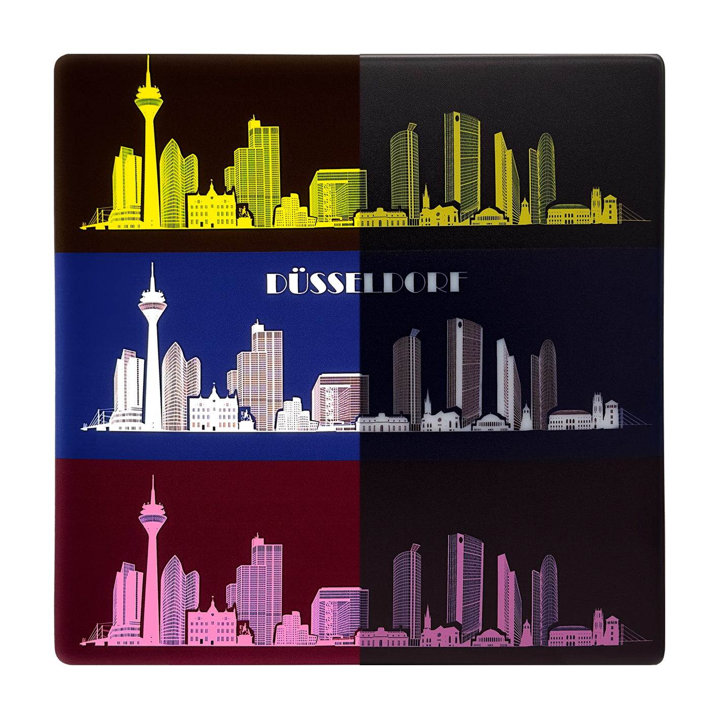 Pop Art Skyline Düsseldorf