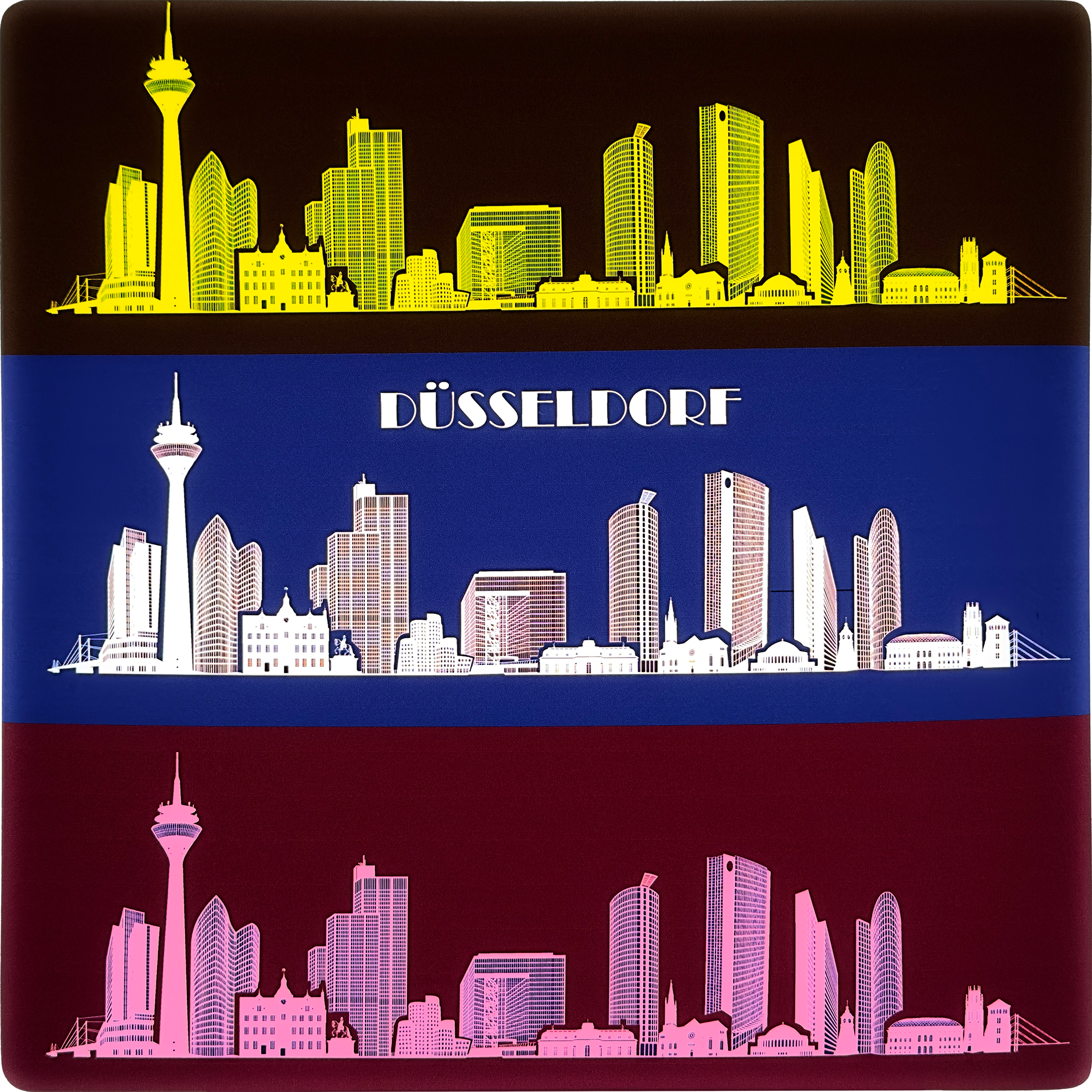 Pop Art Skyline Düsseldorf
