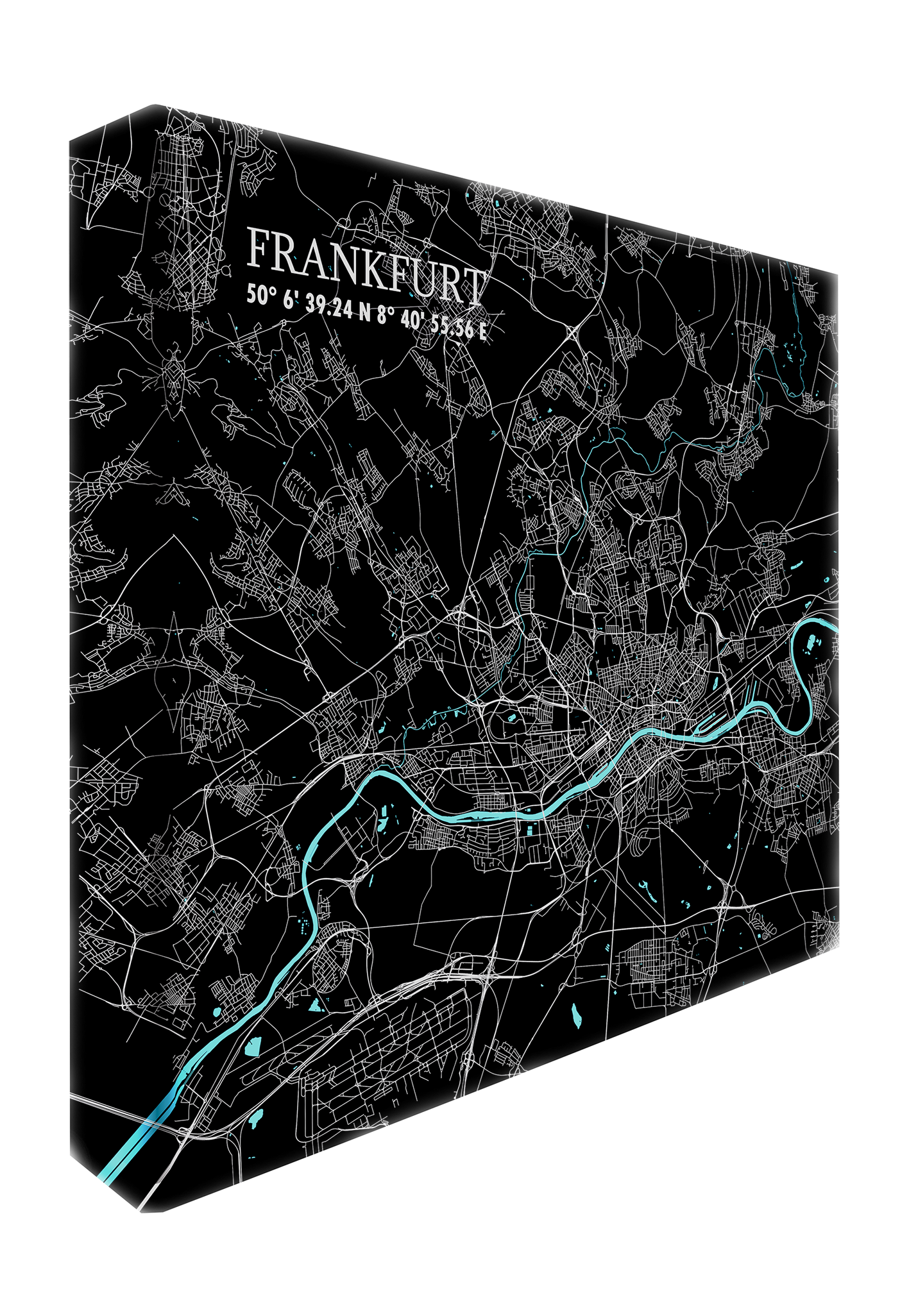 Pop Art Karte Frankfurt
