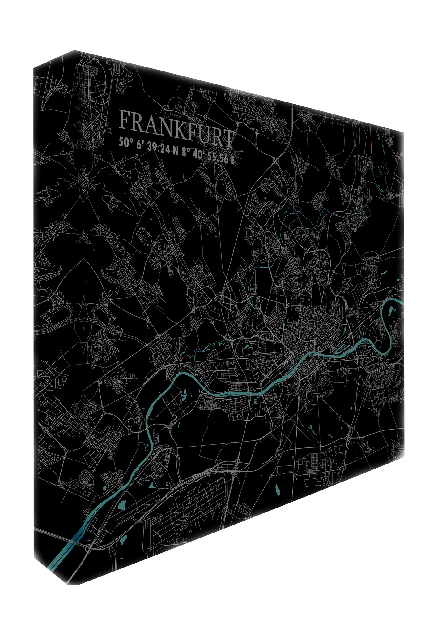 Pop Art Karte Frankfurt