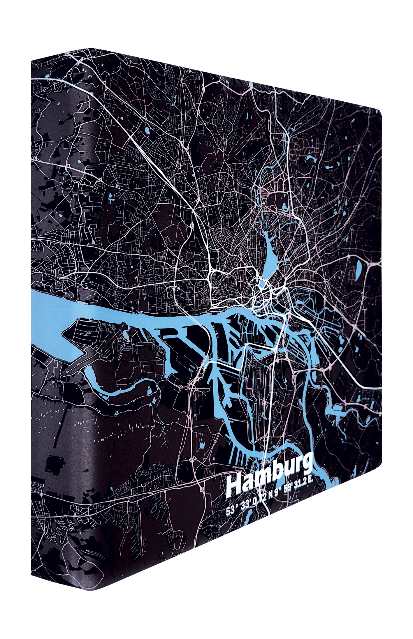 Pop Art Karte Hamburg