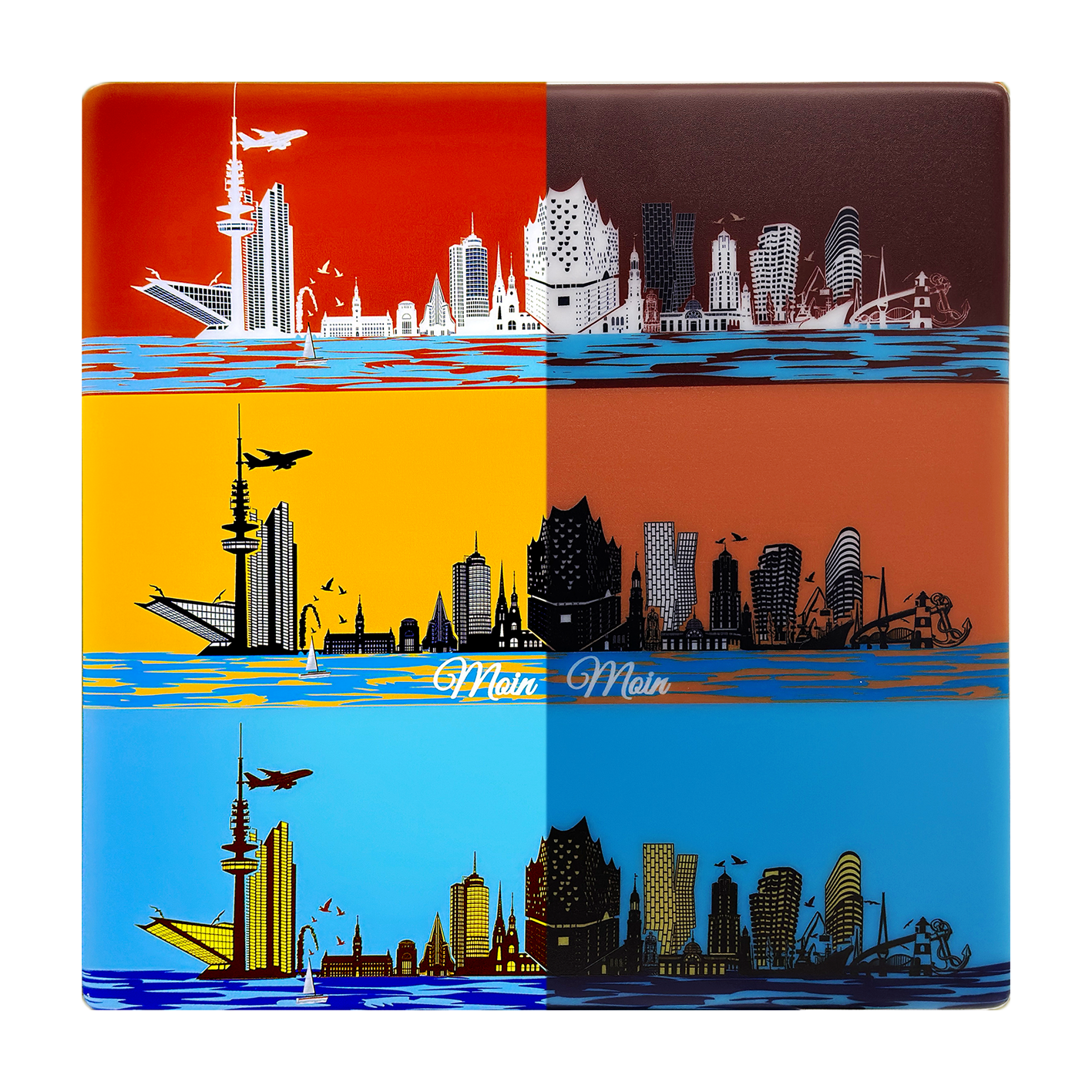 Pop Art Skyline Hamburg