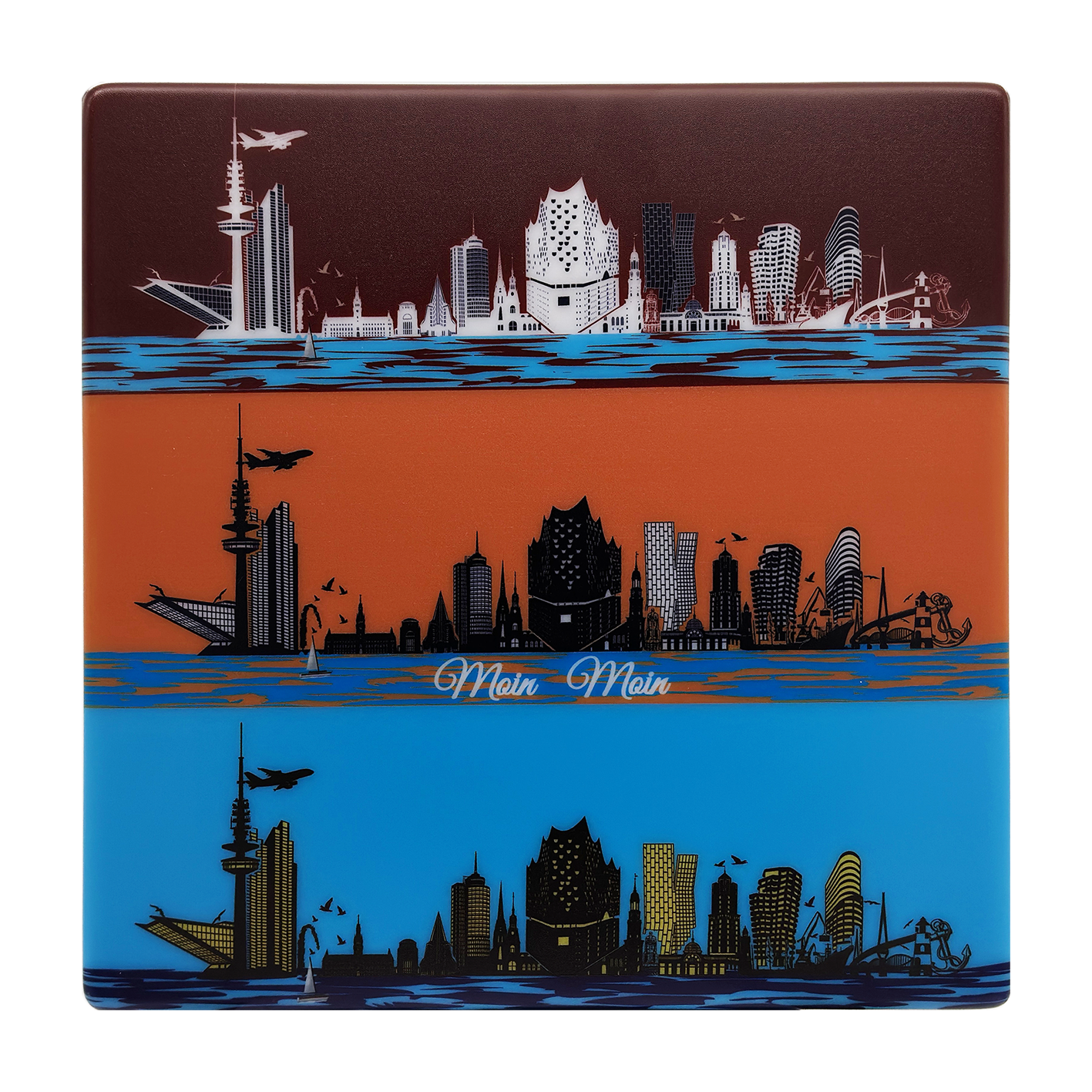 Pop Art Skyline Hamburg