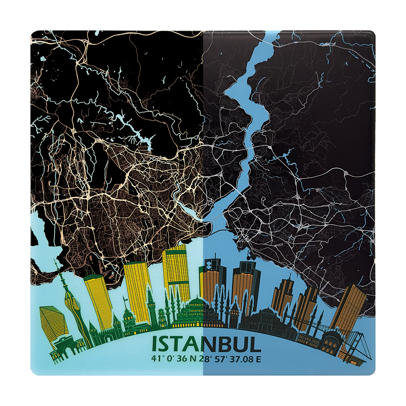 Pop Art Karte Istanbul