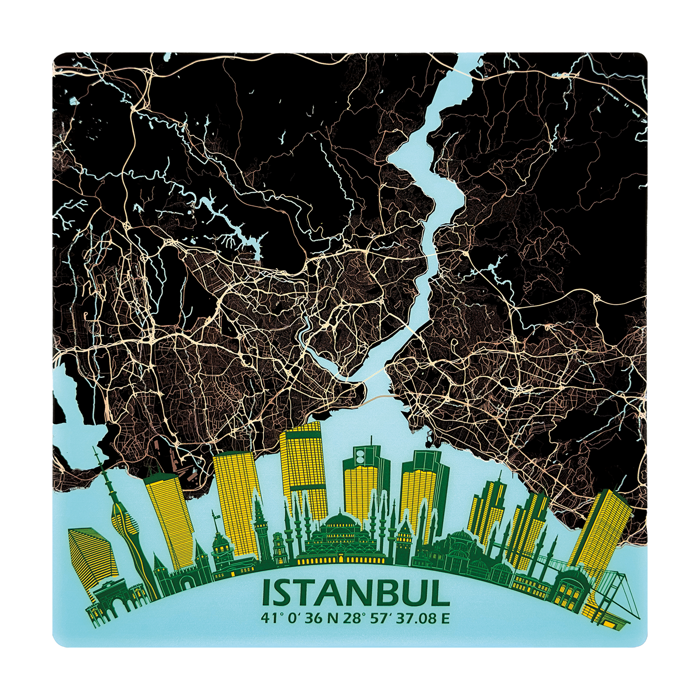 Pop Art Karte Istanbul