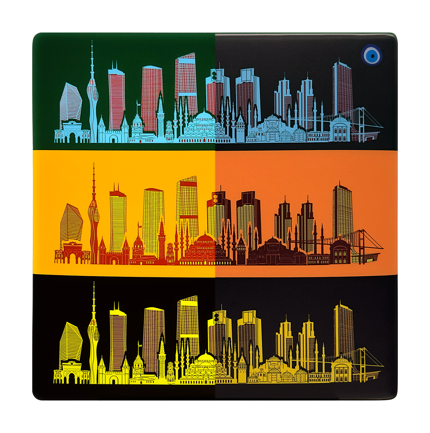 Pop Art Skyline Istanbul