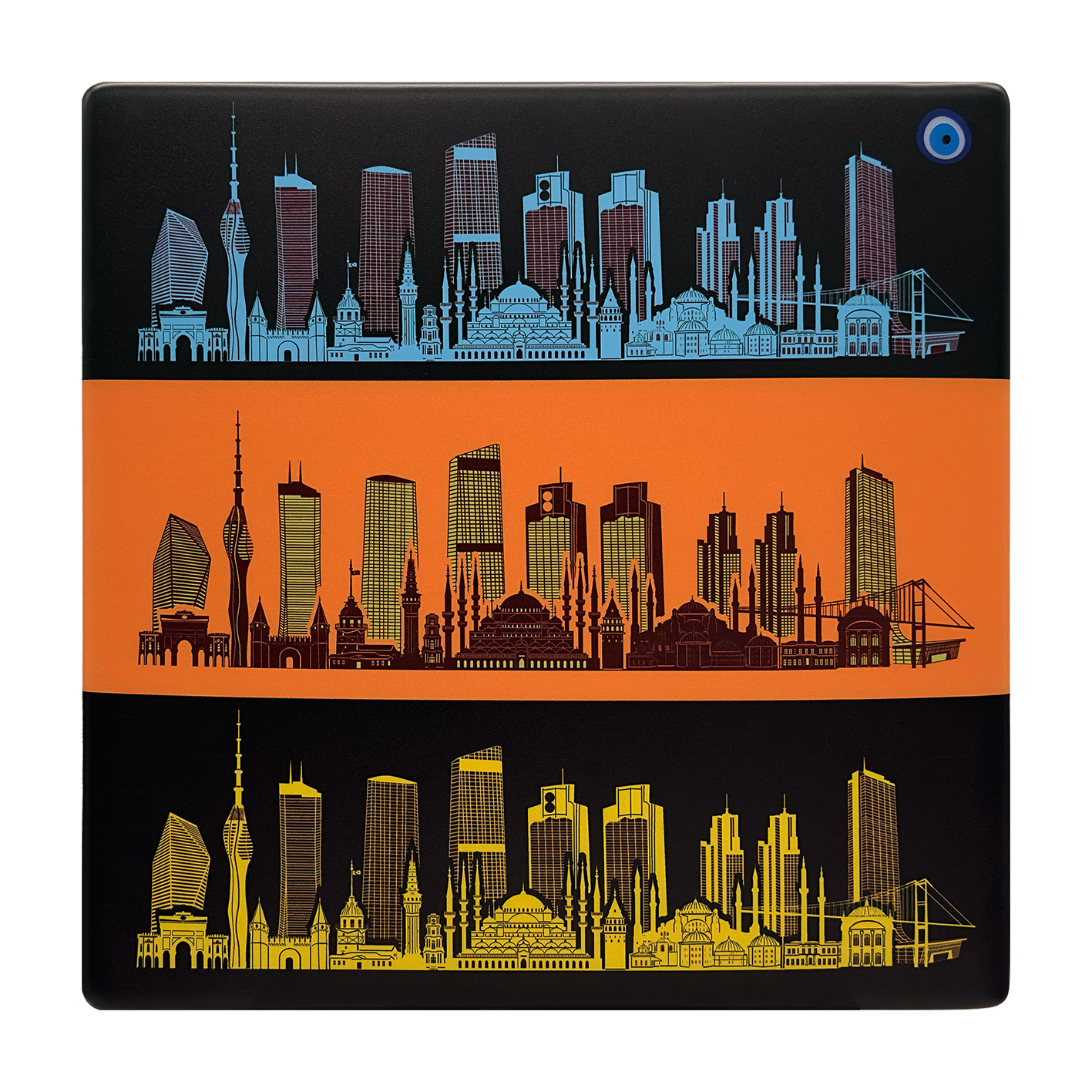 Pop Art Skyline Istanbul
