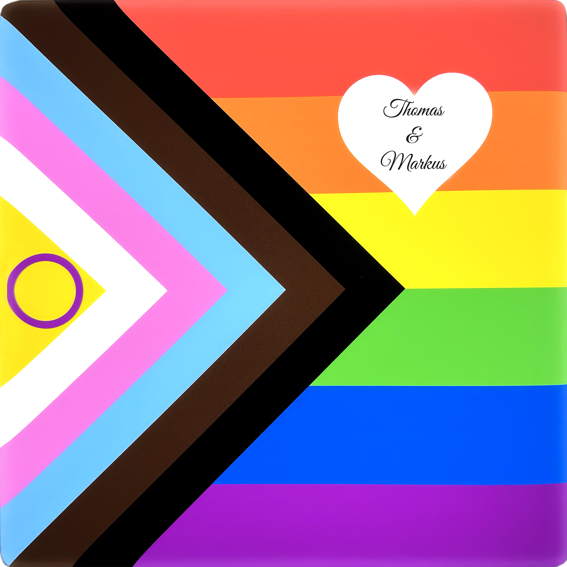 Pop Art Lampe LGBTQIA+ Herz