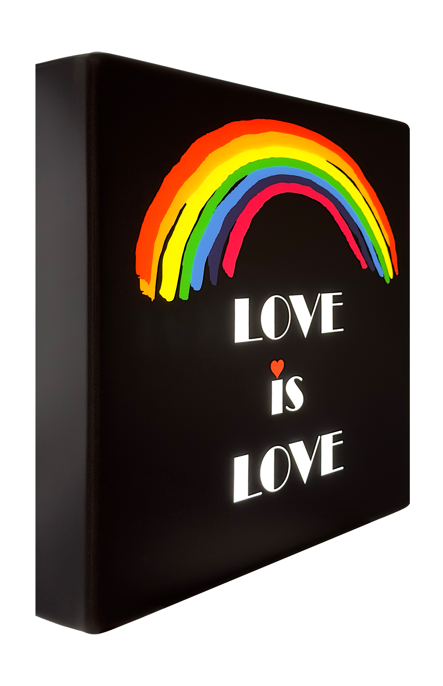Pop Art Lampe LGBTQIA+ Regenbogen