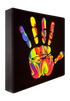 Pop Art Lampe bunte Hand