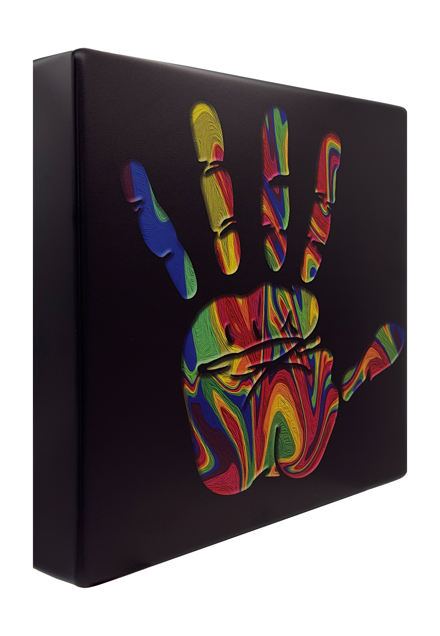 Pop Art Lampe bunte Hand