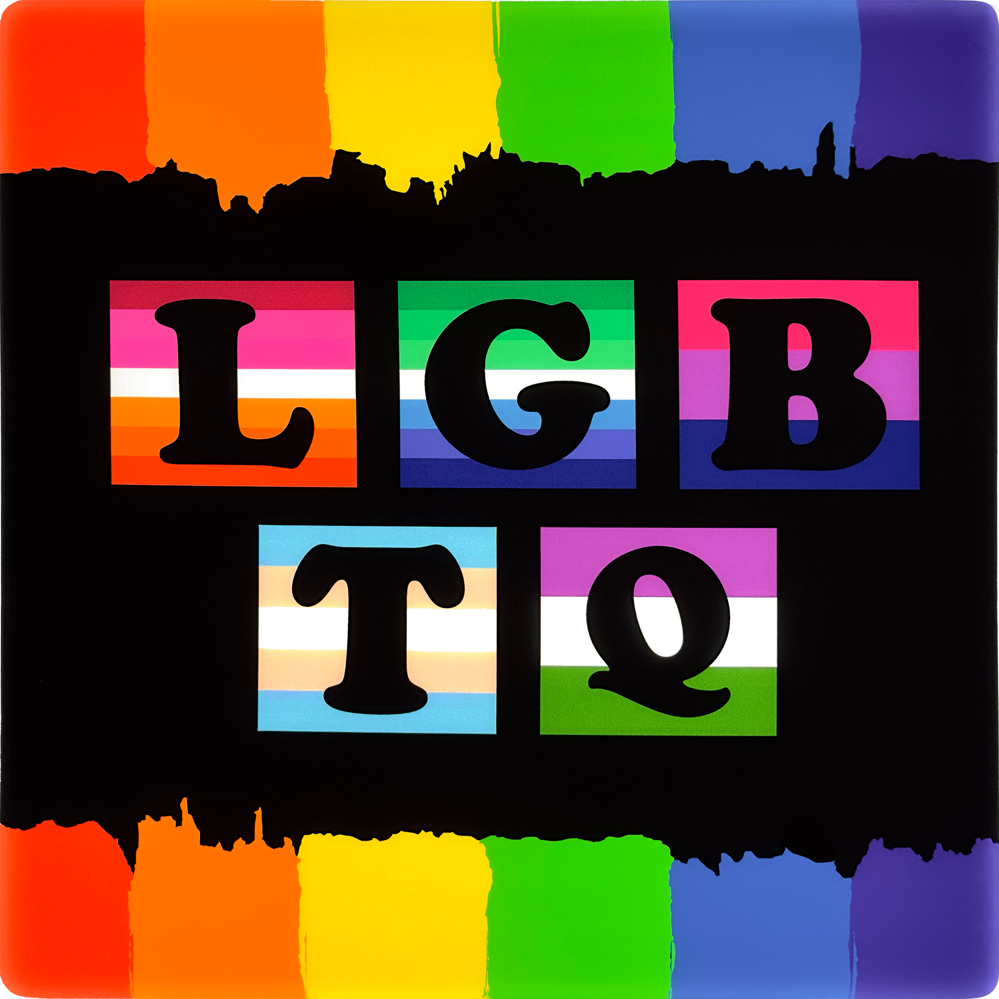Pop Art Lampe LGBTQIA+ Banner