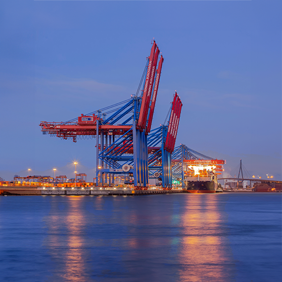 Hamburg Hafen Skyline