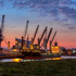 Hamburg Hafen Skyline