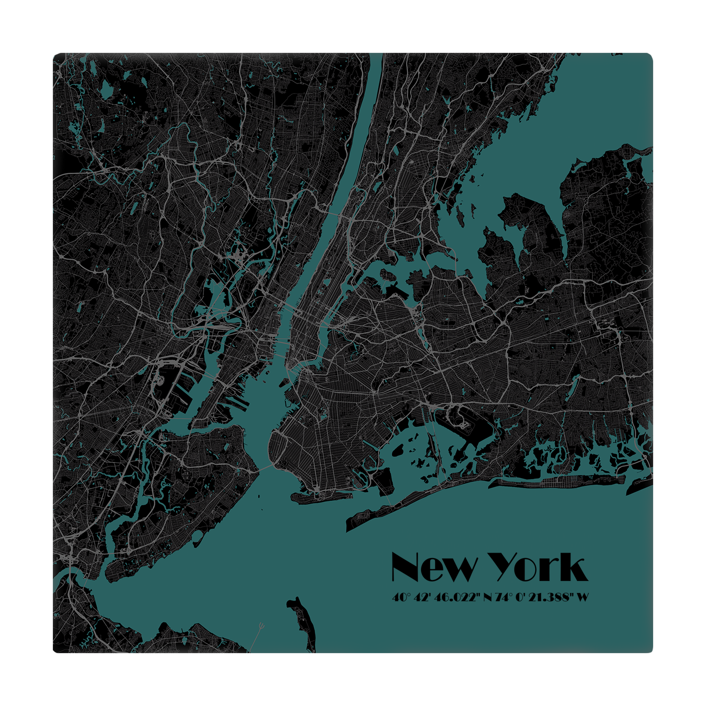 Pop Art Karte New York