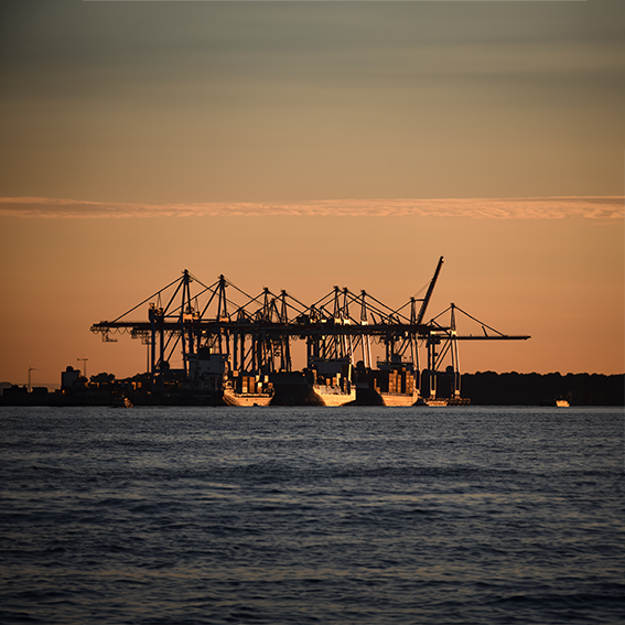 Hamburg Hafen Skyline