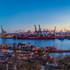 Hamburg Hafen Skyline