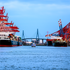 Hamburg Hafen Skyline